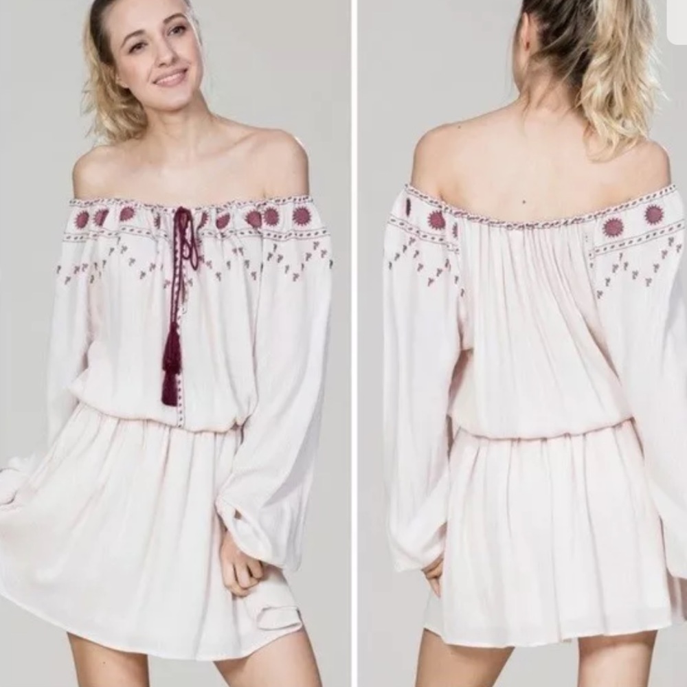 En Creme bohemian dress